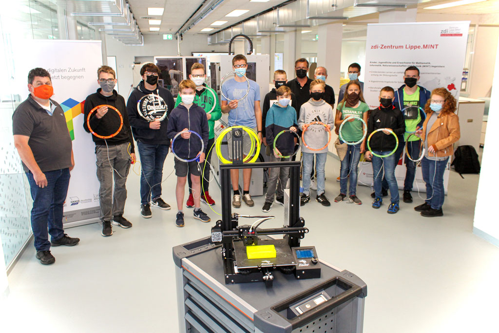 Schüler bauen 3D-Drucker für zuhause