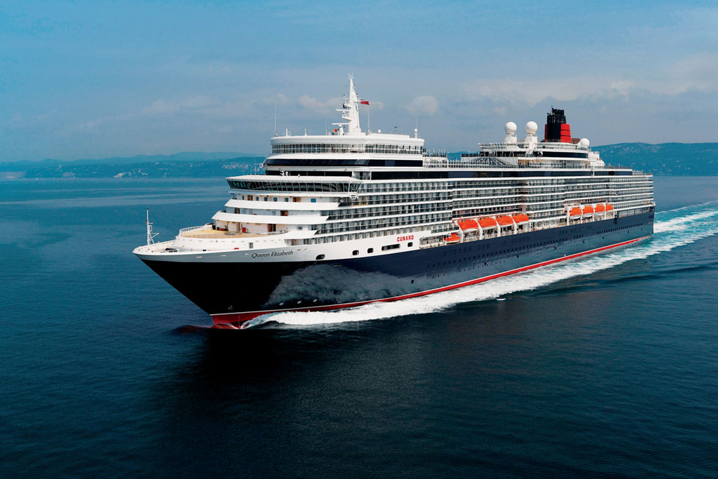 Mehr Europa mit Cunard: Neue Reisen der Queen Elizabeth 2022